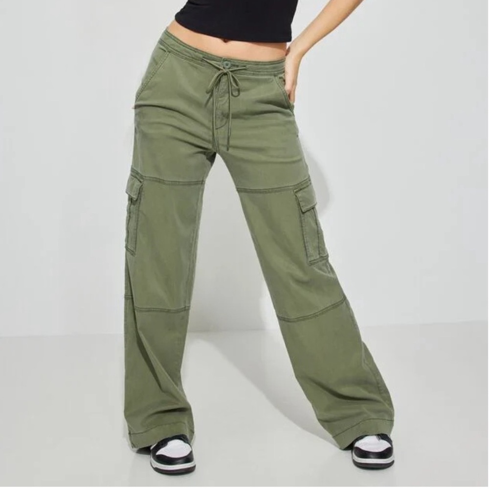 Garage army green cargo pant